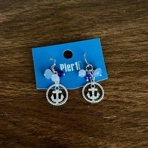 Pier 1 Imports Anchor Earrings